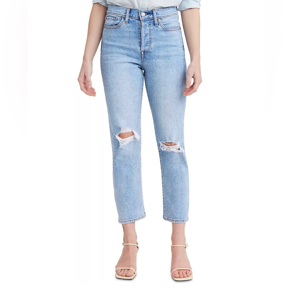 *Never Worn* Women's Wedgie Straight-Leg High Rise Cropped Jeans Size 29